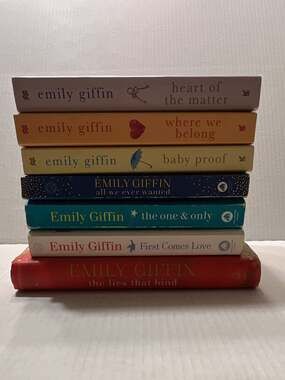 Emily Giffin 7 Book Bundle lot